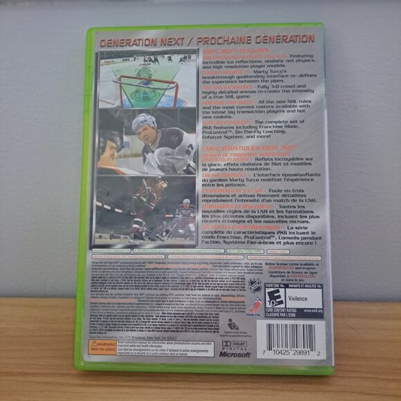 NHL 2K6 XBOX 360 (2KSports, Hockey, 2006) Mats Sundin Maple Leafs Cover Untested - Picture 2 of 5